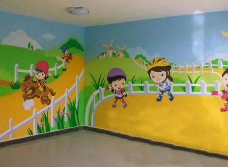 三门峡幼儿园墙体彩绘制作流程及注意事项