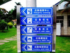 三门峡标识导向系统设计需要掌握的四大元素