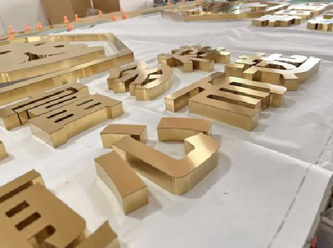 三门峡拉丝不锈钢字的特点。